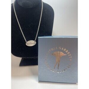 Cynthia Garrett Love Conquers All BELIEVE Necklace New